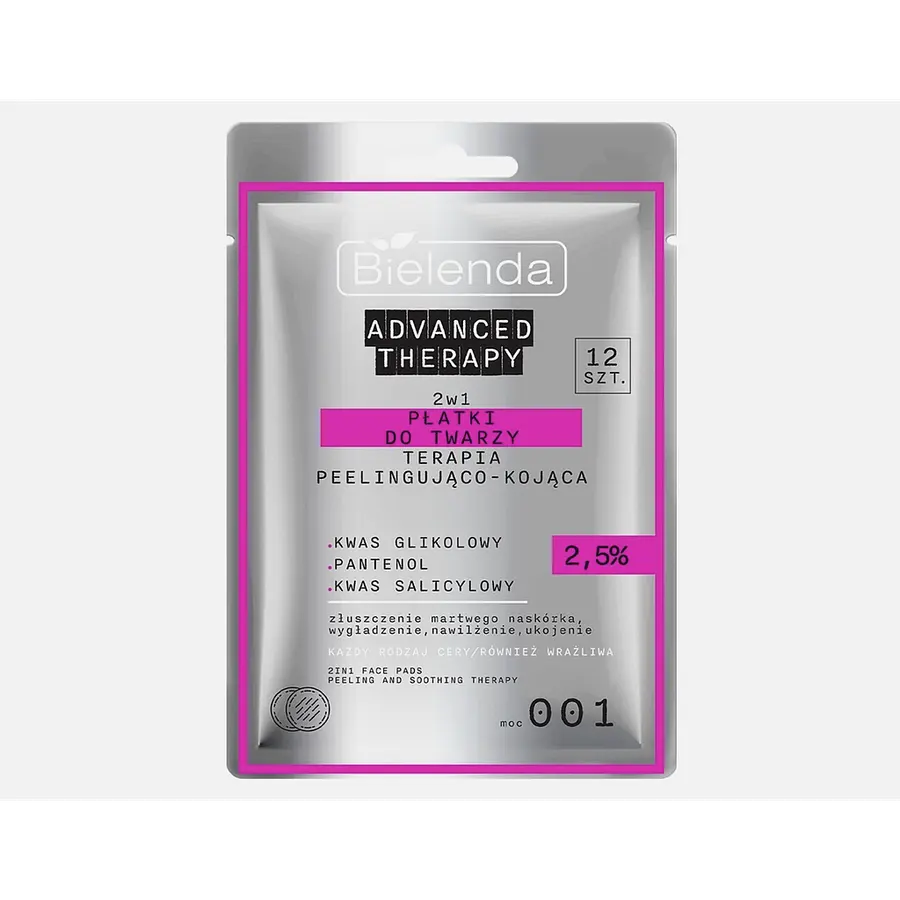 Bielenda - Advanced Therapy 2in1 Peeling & Soothing Facial Pads
