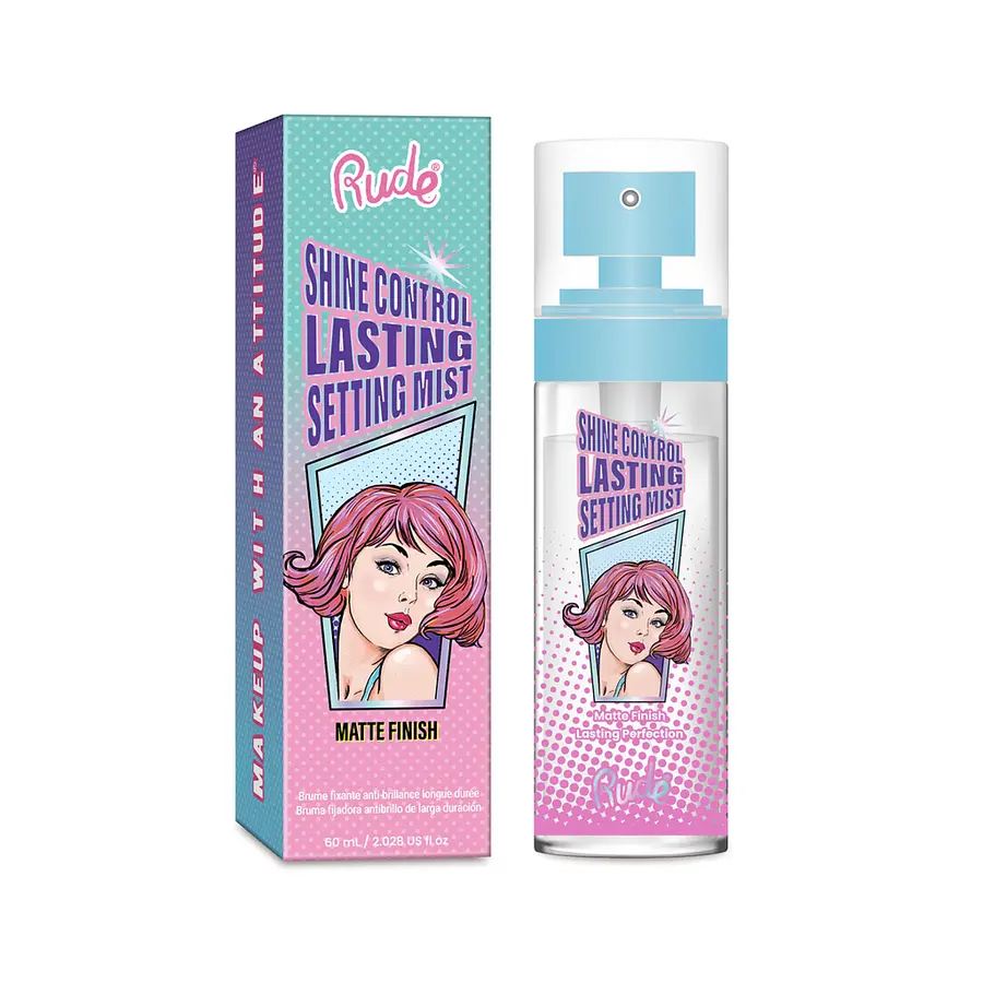 Rude - Shine Control Lasting Makeup Mist