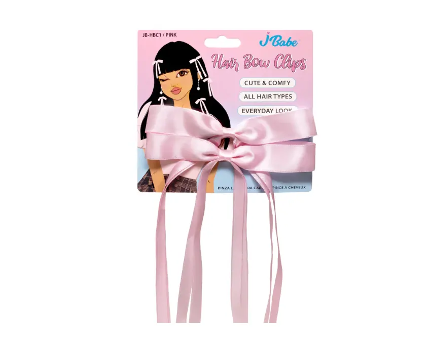 J-Lash - Hair Bow Clips 2pc